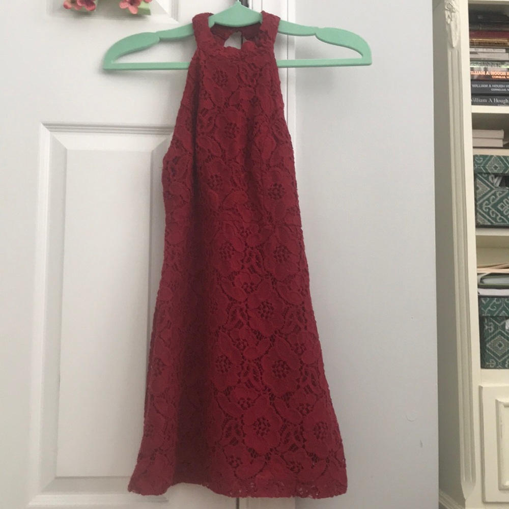 Red dress